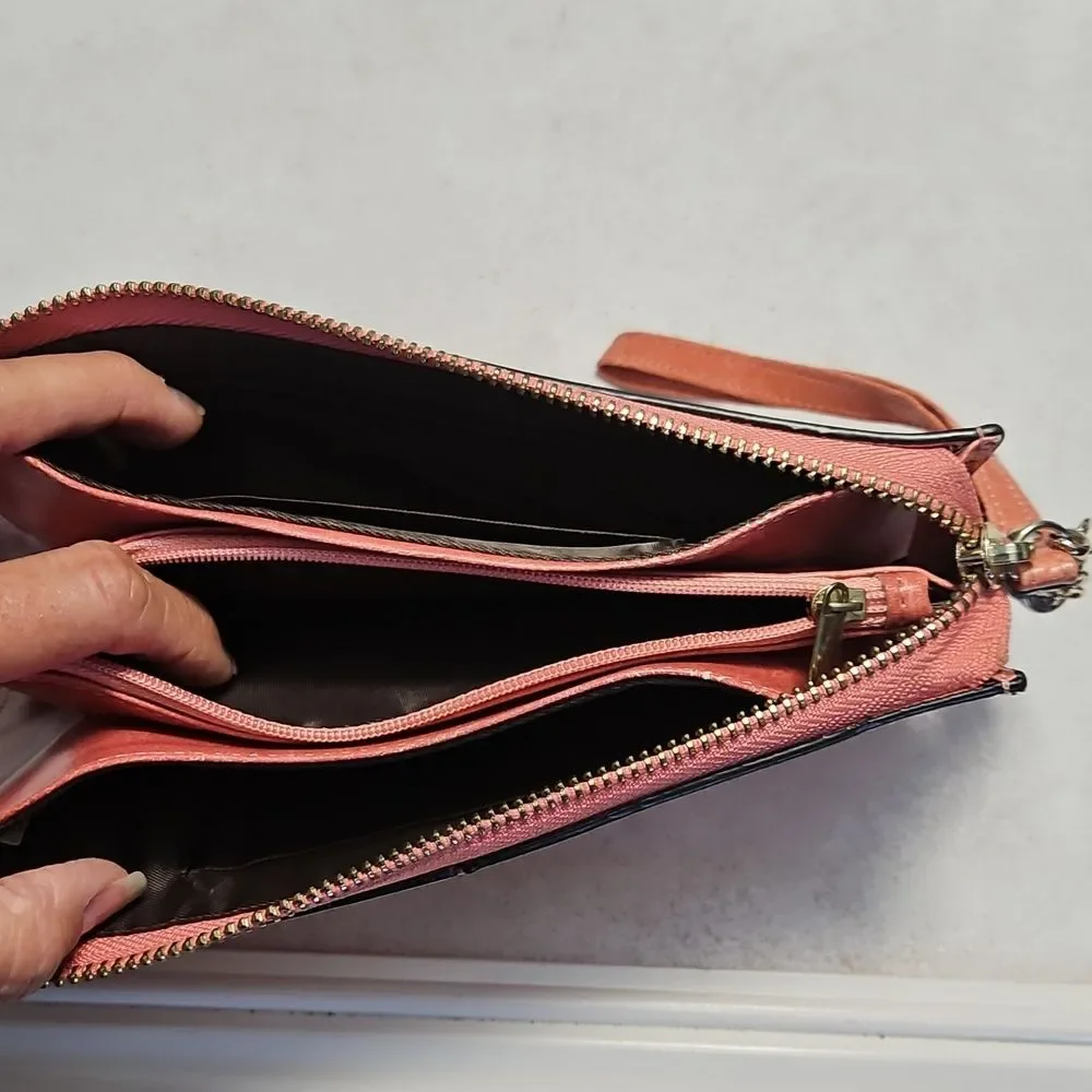 Unbranded Coral Wristlet Clutch